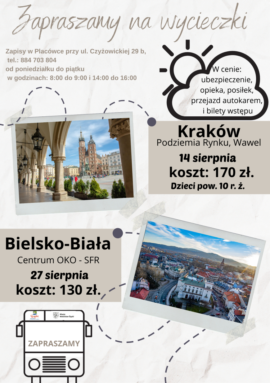Zapraszamy na dwie ostatnie wycieczki wakacyjne!