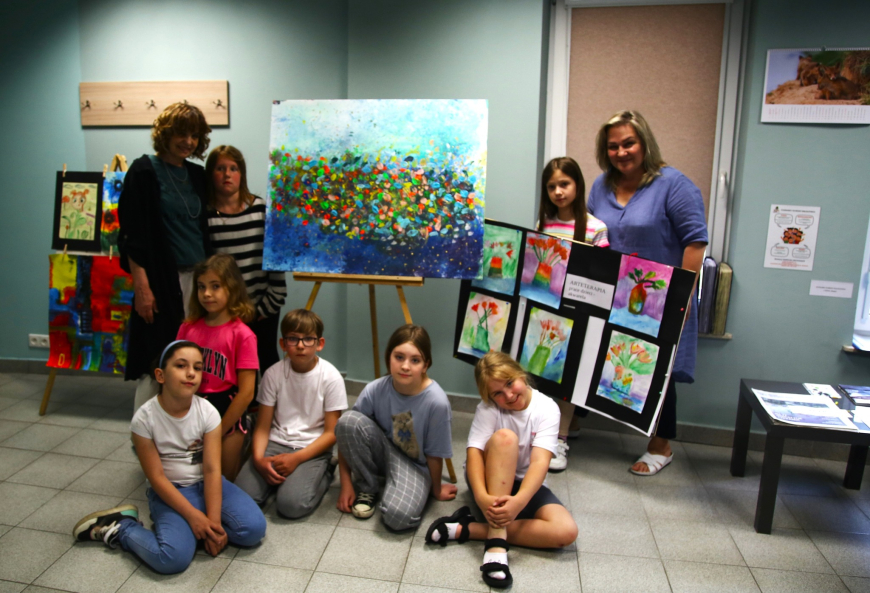 Farby akrylowe - zajęcia arteterapii